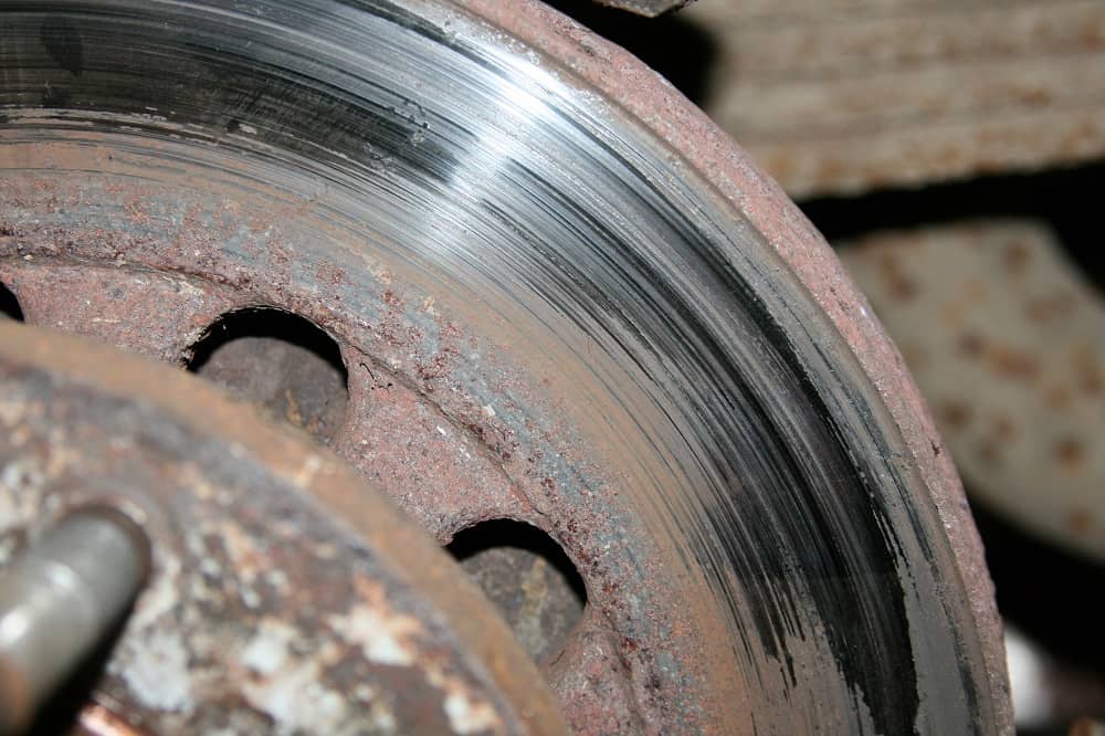 The rotor before machining