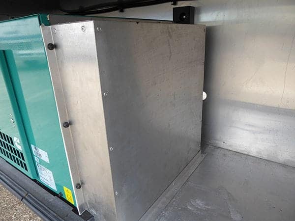 New 5HDKBB generator fitted with a fabricated cooling cowl.